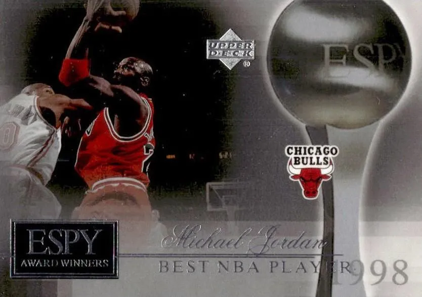 2005-06 Upper Deck ESPN Michael Jordan ESPY Award Winners #ESPY-MJ4 card image