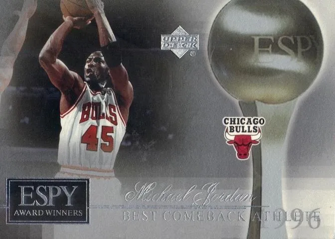 2005-06 Upper Deck ESPN Michael Jordan ESPY Award Winners #ESPY-MJ5 card image