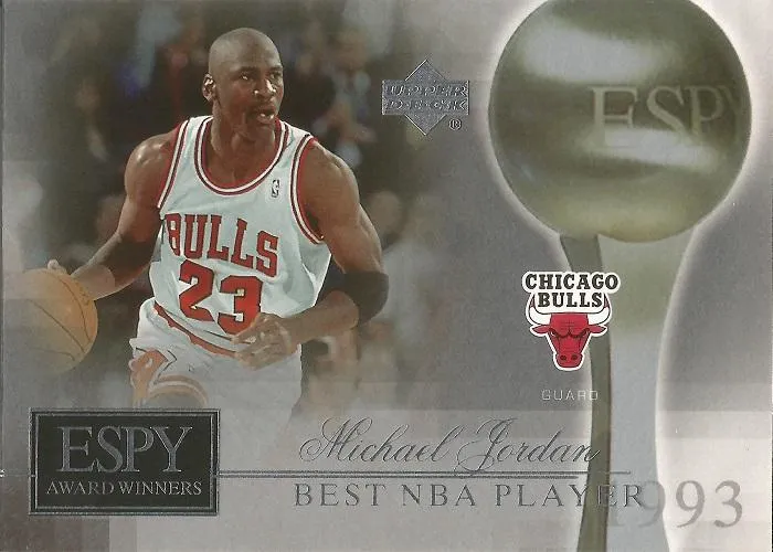 2005-06 Upper Deck ESPN Michael Jordan ESPY Award Winners #ESPY-MJ6 card image