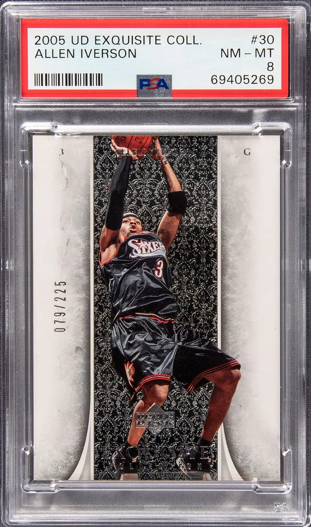 2005-06 Upper Deck Exquisite Collection Allen Iverson #30 card image
