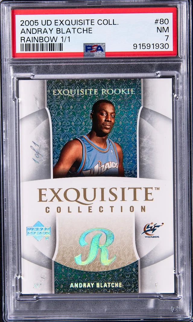 2005-06 Upper Deck Exquisite Collection Andray Blatche Rainbow #80 card image
