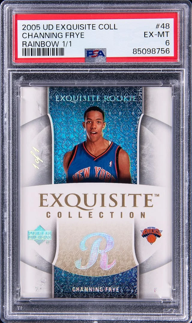2005-06 Upper Deck Exquisite Collection Channing Frye Rainbow #48 card image