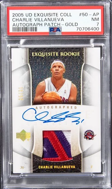2005-06 Upper Deck Exquisite Collection Charlie Villanueva #50-AP card image