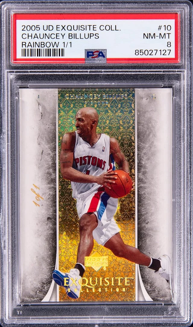 2005-06 Upper Deck Exquisite Collection Chauncey Billups Rainbow #10 card image