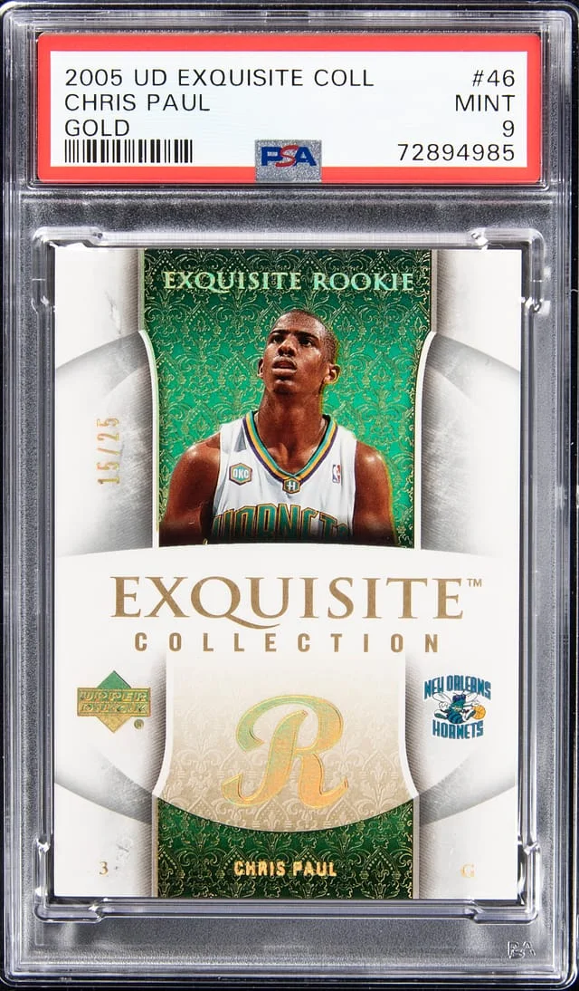 2005-06 Upper Deck Exquisite Collection Chris Paul Gold #46 card image