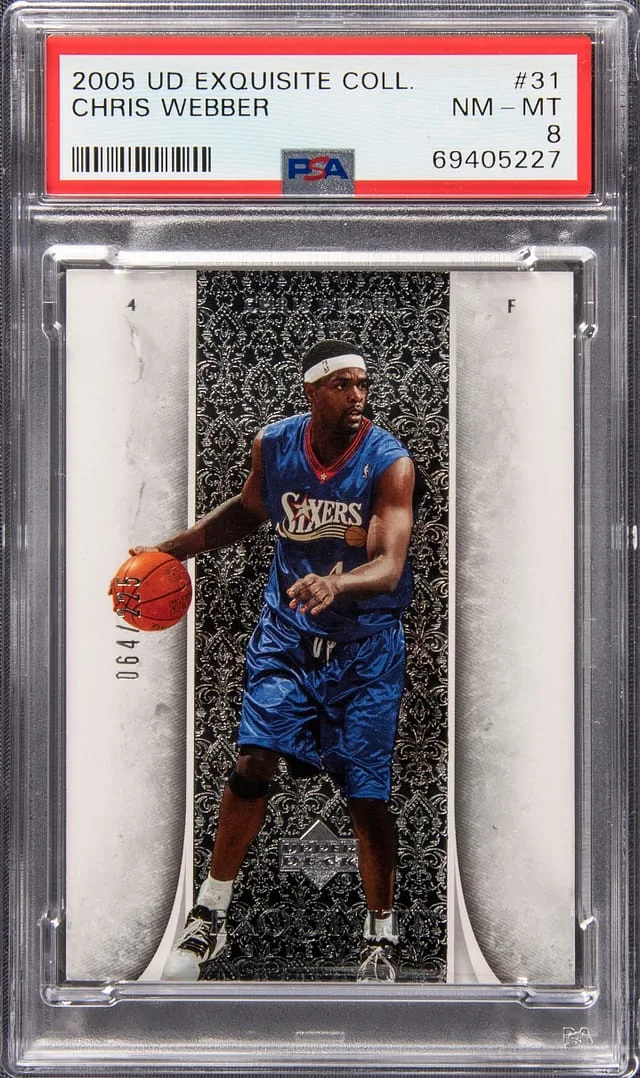 2005-06 Upper Deck Exquisite Collection Chris Webber #31 card image