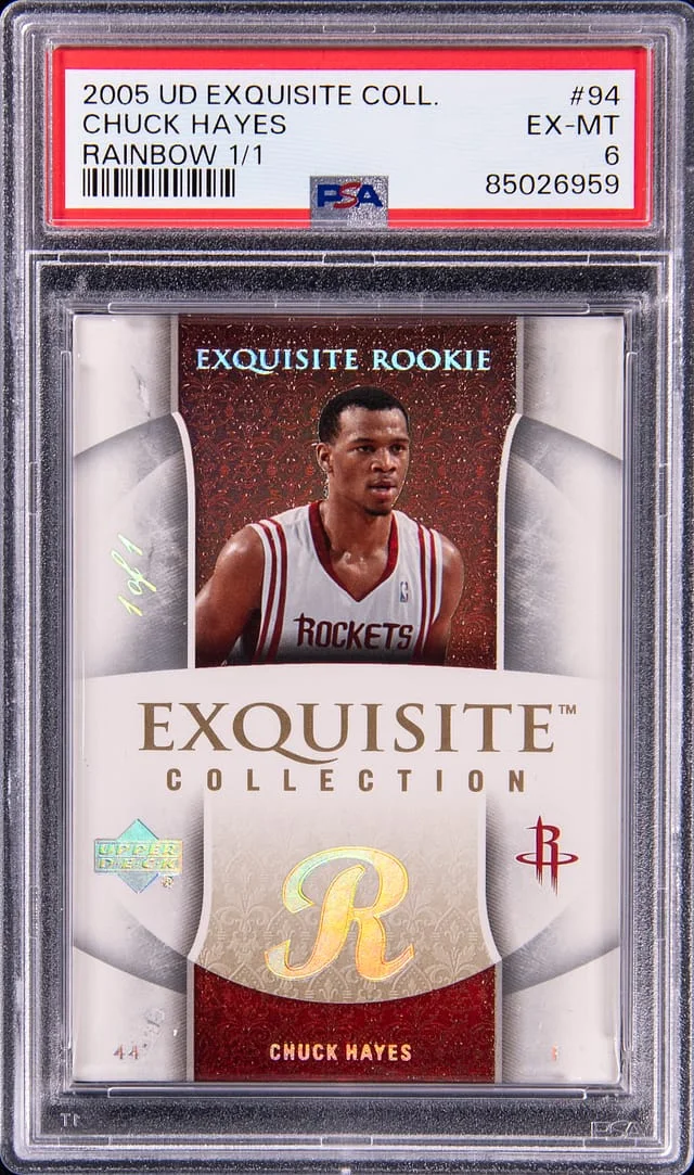 2005-06 Upper Deck Exquisite Collection Chuck Hayes Rainbow #94 card image