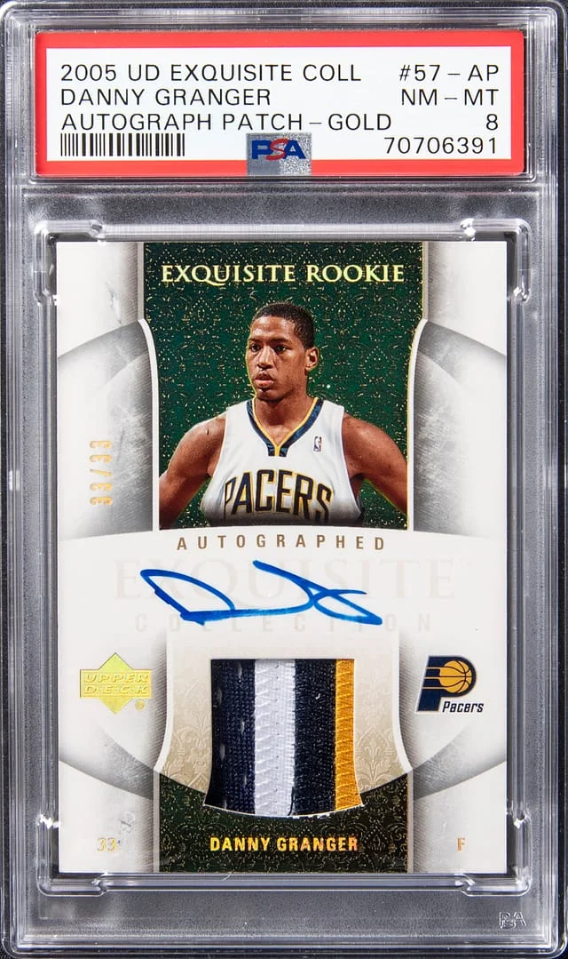 2005-06 Upper Deck Exquisite Collection Danny Granger #57-AP card image