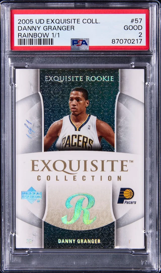 2005-06 Upper Deck Exquisite Collection Danny Granger Rainbow #57 card image