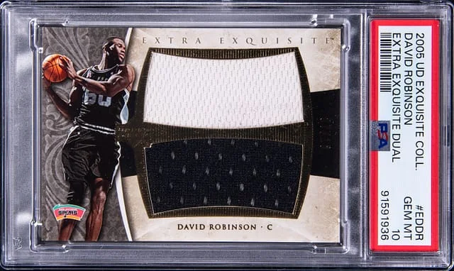2005-06 Upper Deck Exquisite Collection David Robinson Extra Exquisite Dual #ED-DR card image