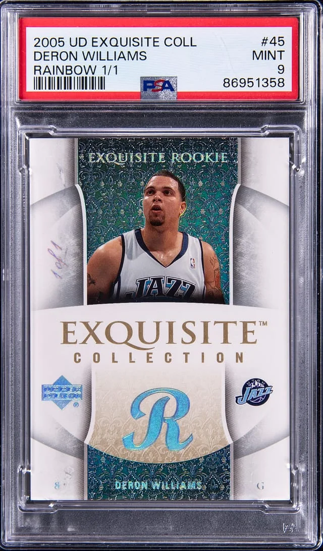 2005-06 Upper Deck Exquisite Collection Deron Williams Rainbow #35 card image