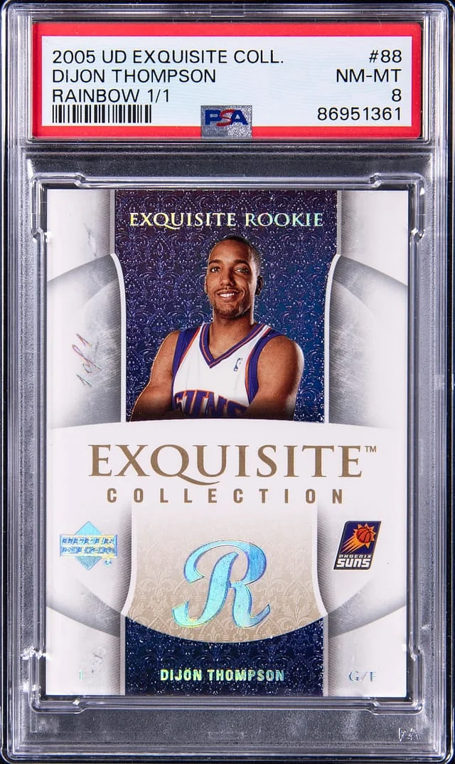 2005-06 Upper Deck Exquisite Collection Dijon Thompson Rainbow #88 card image