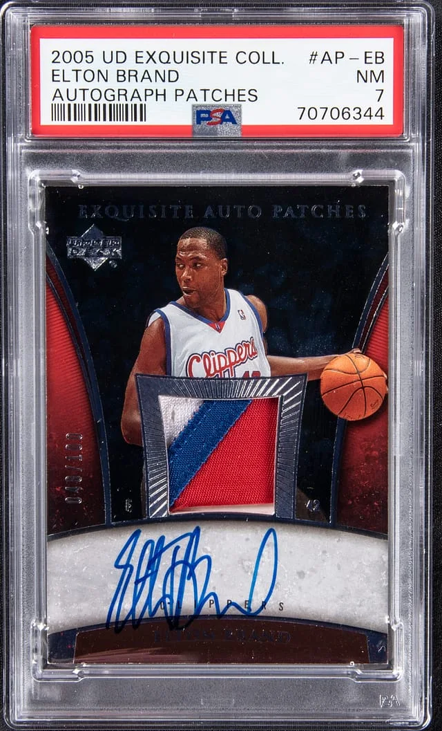 2005-06 Upper Deck Exquisite Collection Elton Brand #AP-EB card image