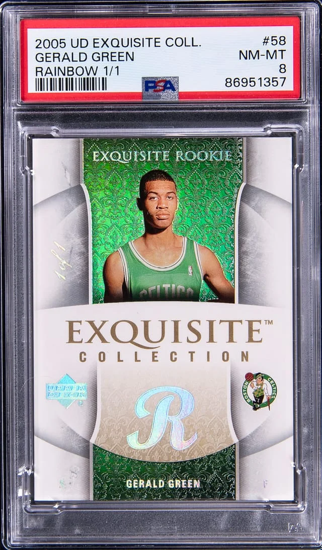 2005-06 Upper Deck Exquisite Collection Gerald Rainbow #58 card image
