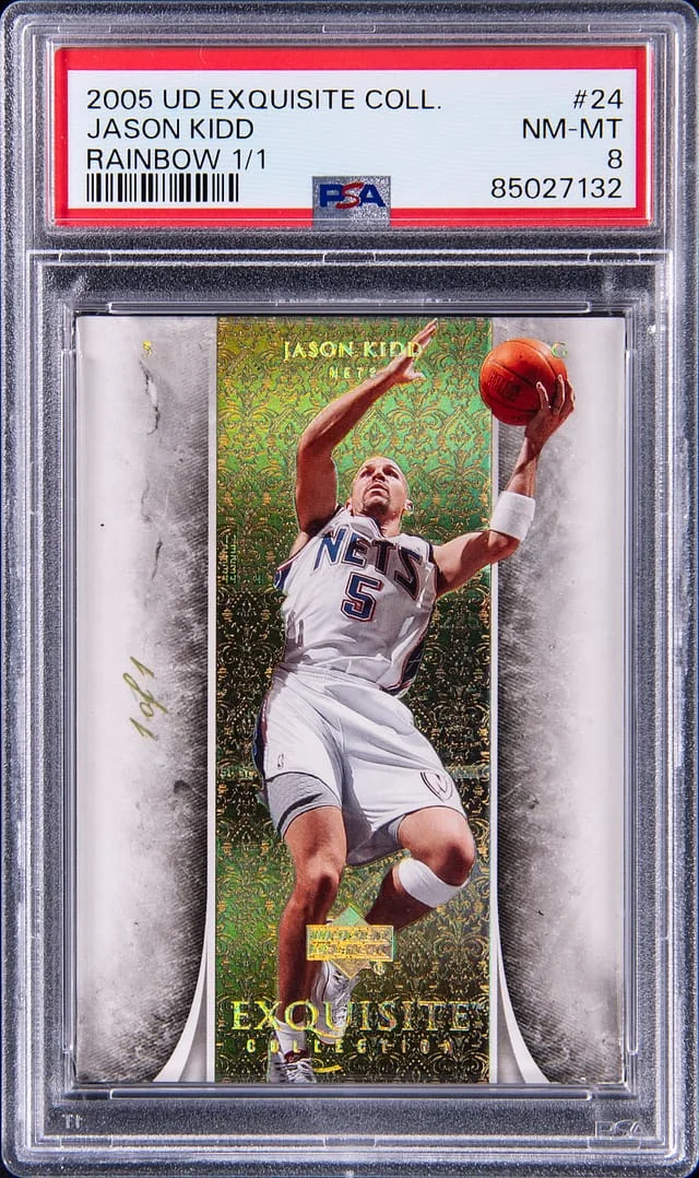 2005-06 Upper Deck Exquisite Collection Jason Kidd Rainbow #24 card image