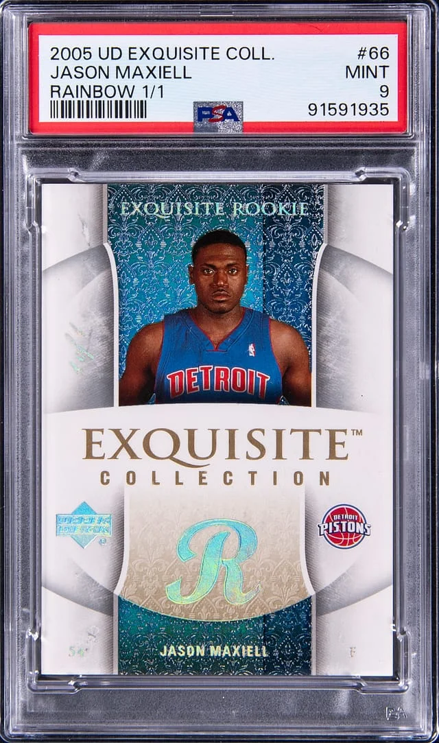 2005-06 Upper Deck Exquisite Collection Jason Maxiell Rainbow #66 card image
