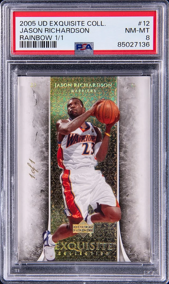 2005-06 Upper Deck Exquisite Collection Jason Richardson Rainbow #12 card image