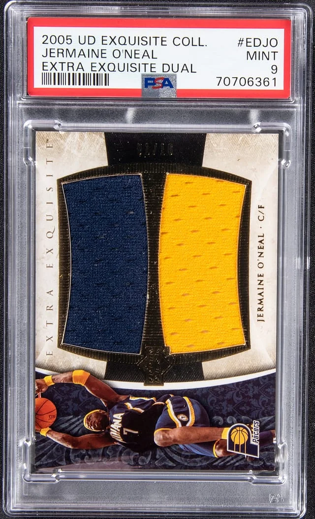 2005-06 Upper Deck Exquisite Collection Jermaine O'Neal #EDJO card image