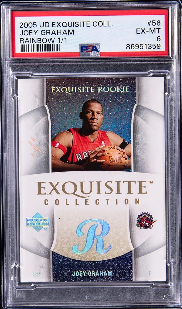 2005-06 Upper Deck Exquisite Collection Joey Graham Rainbow #56 card image