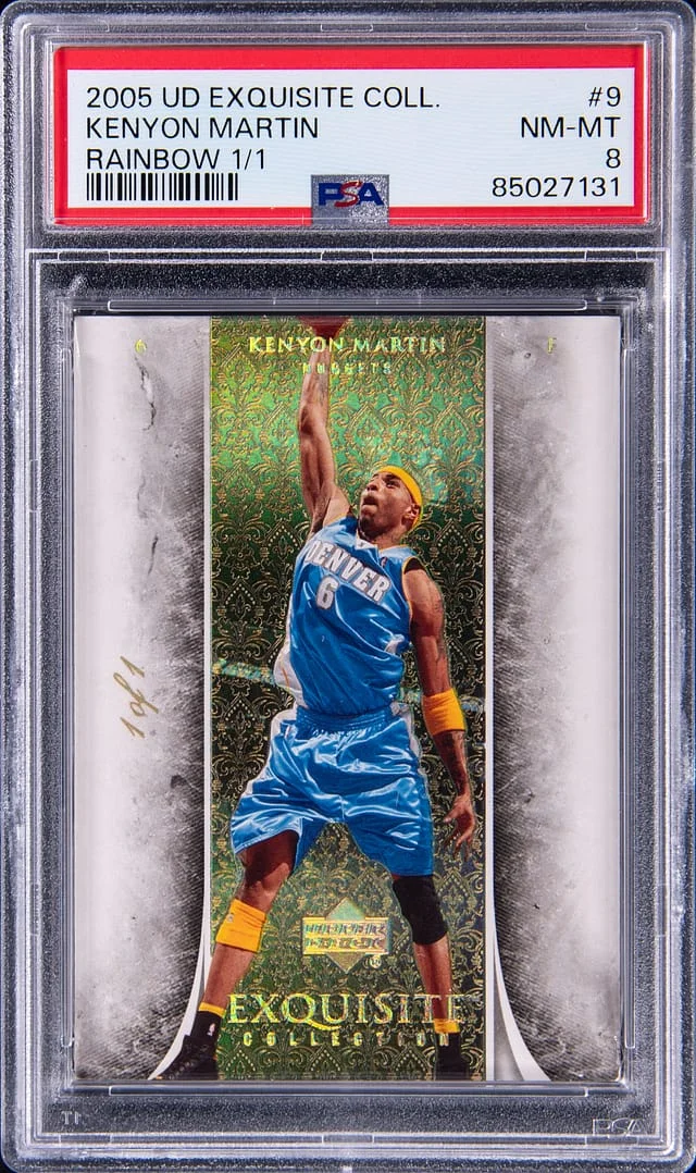 2005-06 Upper Deck Exquisite Collection Kenyon Martin Rainbow #9 card image