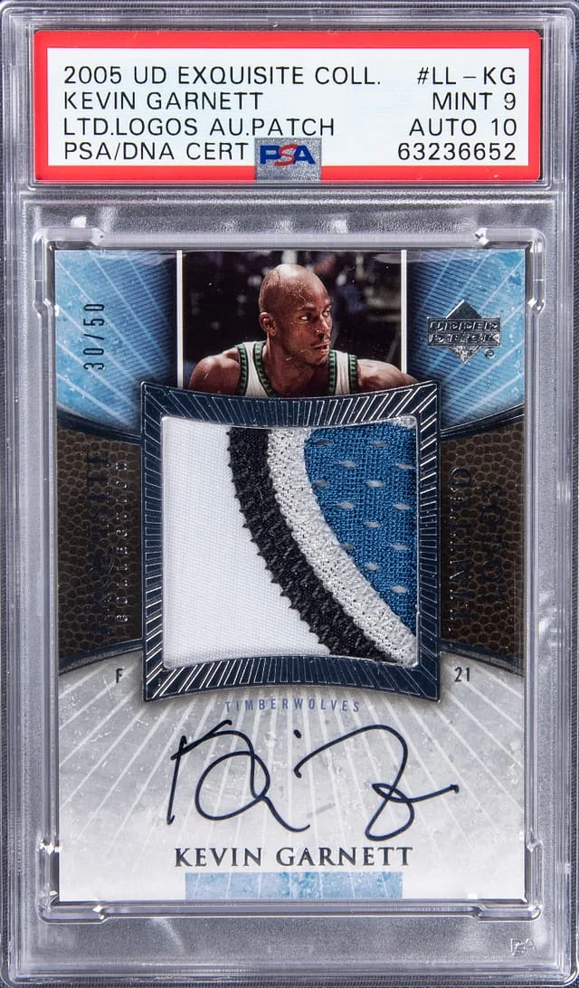2005-06 Upper Deck Exquisite Collection Kevin Garnett Limited Logos #LL-KG card image
