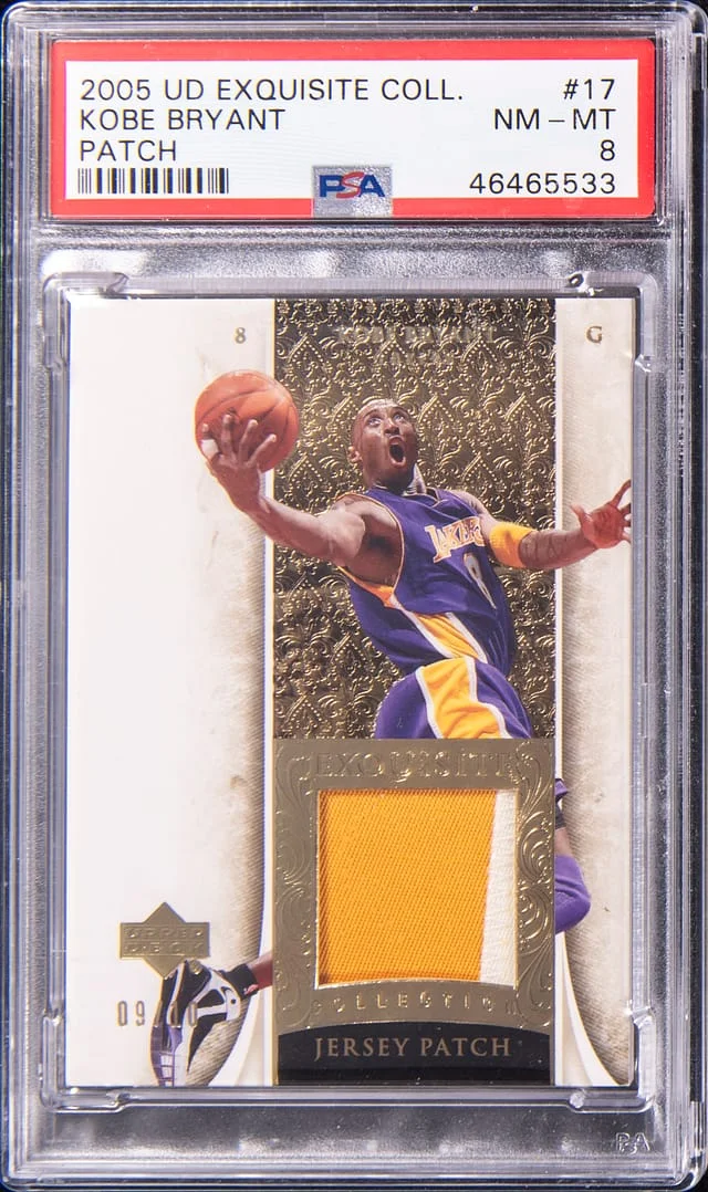 2005-06 Upper Deck Exquisite Collection Kobe Bryant Game-Used Patch #17-P card image