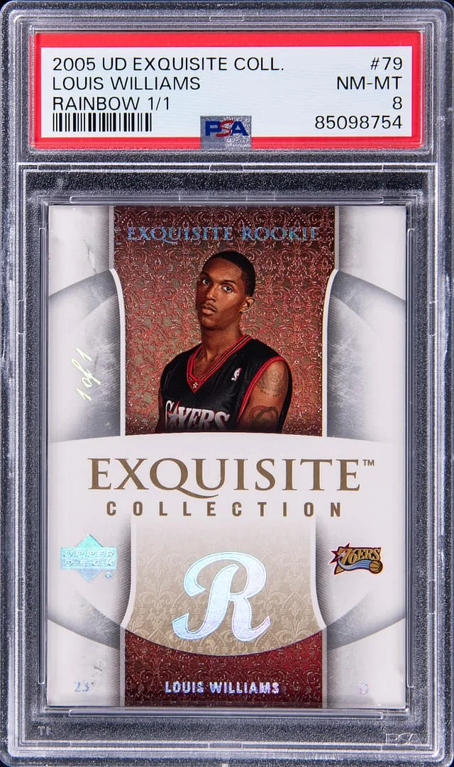 2005-06 Upper Deck Exquisite Collection Lou Williams Rainbow #79 card image
