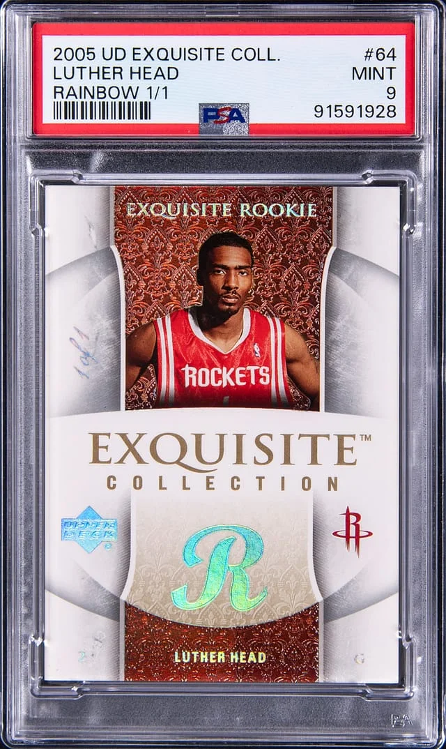 2005-06 Upper Deck Exquisite Collection Luther Head Rainbow #64 card image