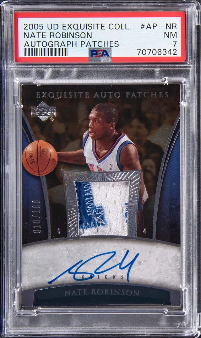 2005-06 Upper Deck Exquisite Collection Nate Robinson #AP-NR card image