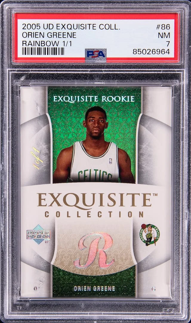 2005-06 Upper Deck Exquisite Collection Orien Greene Rainbow #86 card image