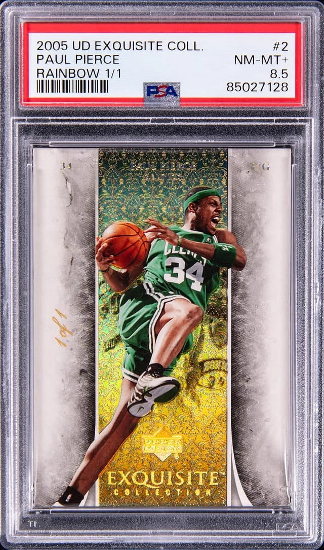 2005-06 Upper Deck Exquisite Collection Paul Pierce Rainbow #2 card image