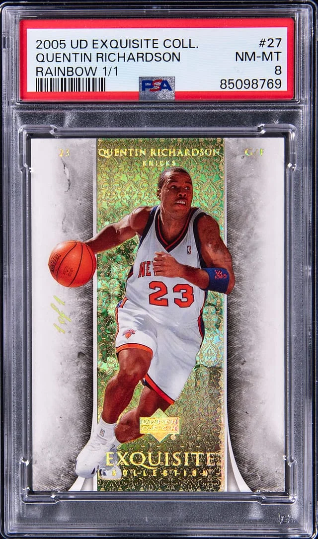 2005-06 Upper Deck Exquisite Collection Quentin Richardson Rainbow #27 card image