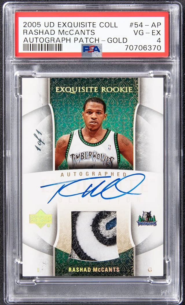 2005-06 Upper Deck Exquisite Collection Rashad McCants #54-AP card image