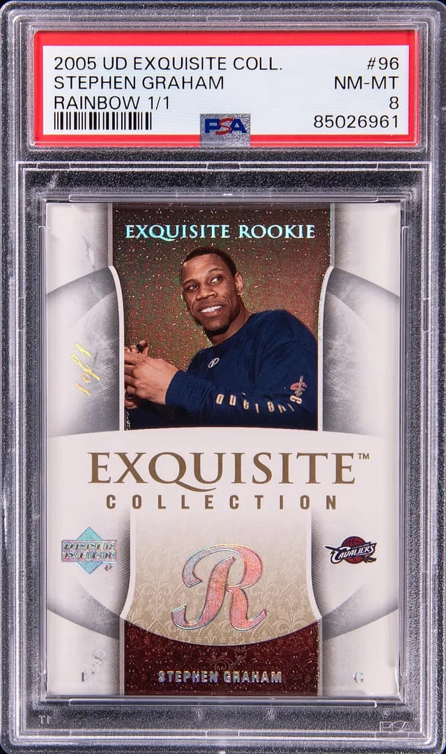 2005-06 Upper Deck Exquisite Collection Stephen Graham Rainbow #96 card image