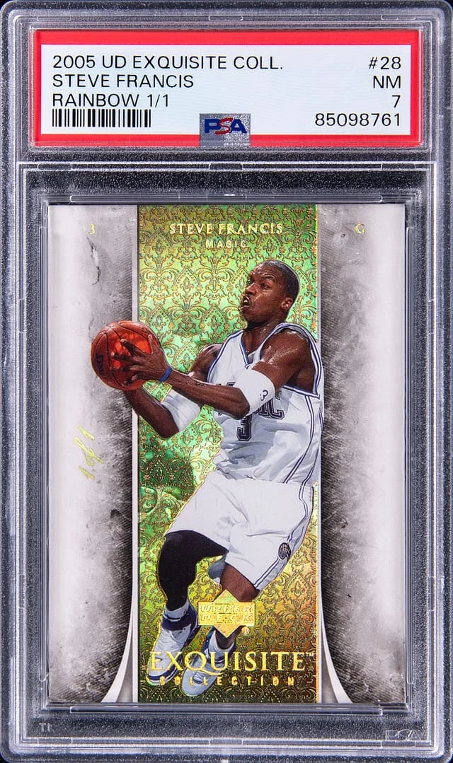 2005-06 Upper Deck Exquisite Collection Steve Francis Rainbow #28 card image