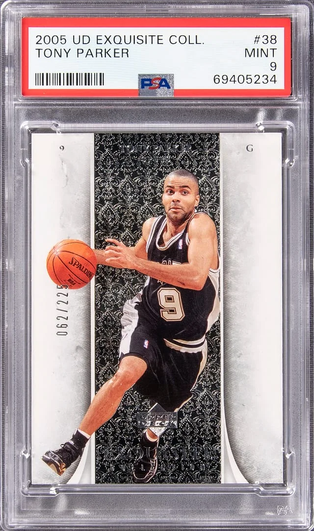 2005-06 Upper Deck Exquisite Collection Tony Parker #38 card image