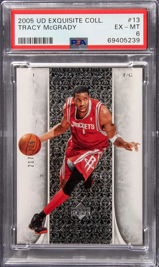 2005-06 Upper Deck Exquisite Collection Tracy McGrady #13 card image