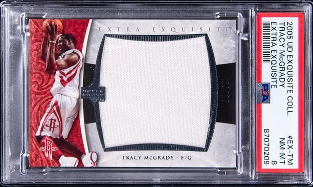 2005-06 Upper Deck Exquisite Collection Tracy McGrady Extra Exquisite #EX-TM card image