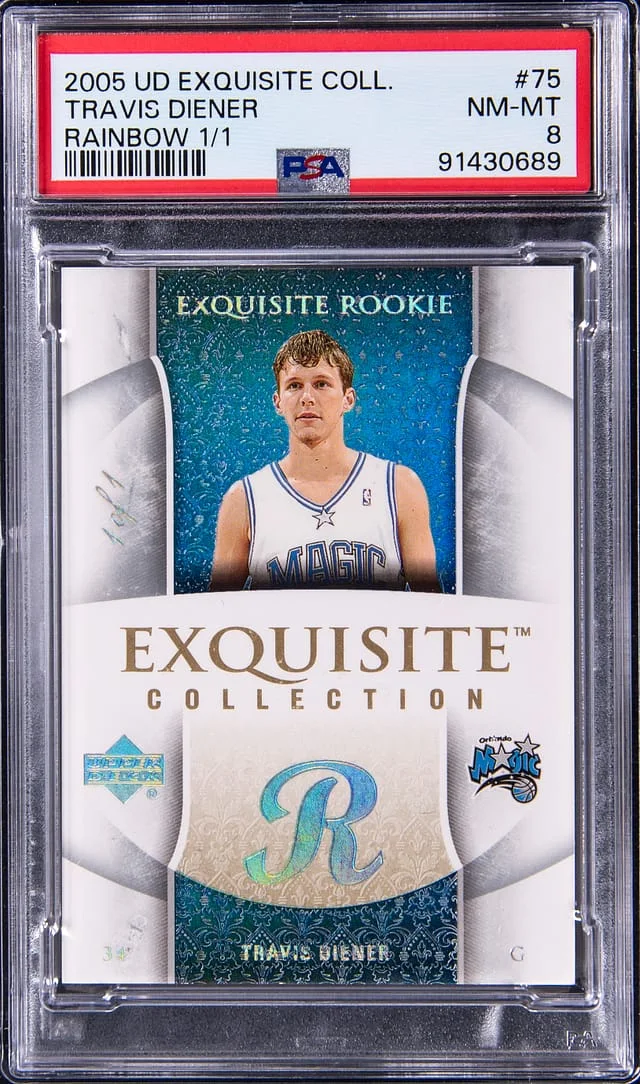 2005-06 Upper Deck Exquisite Collection Travis Diener Rainbow #75 card image