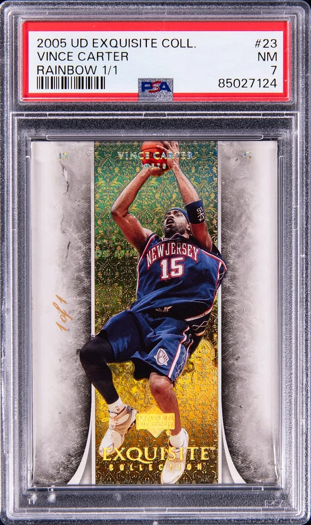 2005-06 Upper Deck Exquisite Collection Vince Carter Rainbow #23 card image
