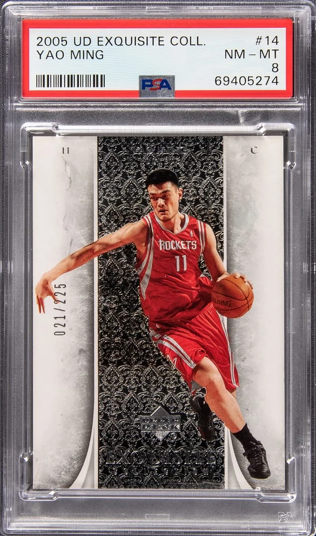 2005-06 Upper Deck Exquisite Collection Yao Ming #14 card image