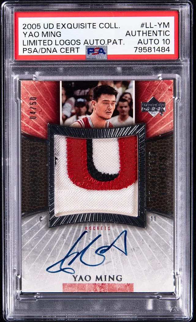 2005-06 Upper Deck Exquisite Collection Yao Ming Limited Logos #LL-YM card image