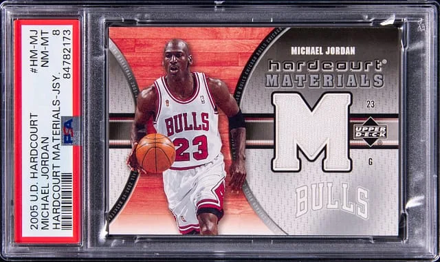 2005-06 Upper Deck Hardcourt Materials Michael Jordan Jersey #HM-MJ card image