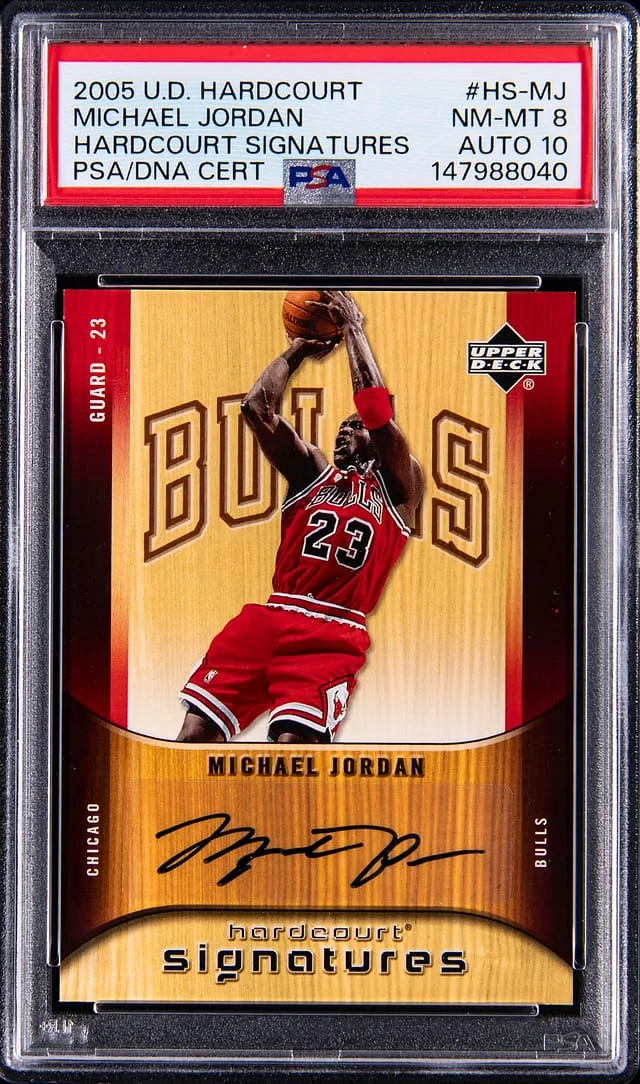 2005-06 Upper Deck Hardcourt Michael Jordan Signatures #HS-MJ card image