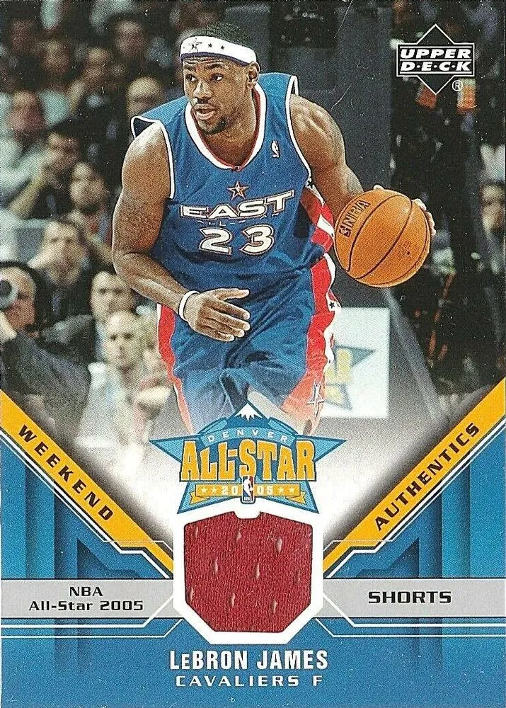 2005-06 Upper Deck Lebron James All-Star Weekend Authentics #ASW-LJ card image