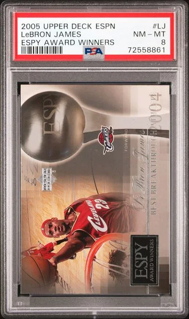 2005-06 Upper Deck LeBron James ESPN ESPY Award Winners #ESPY-LJ card image