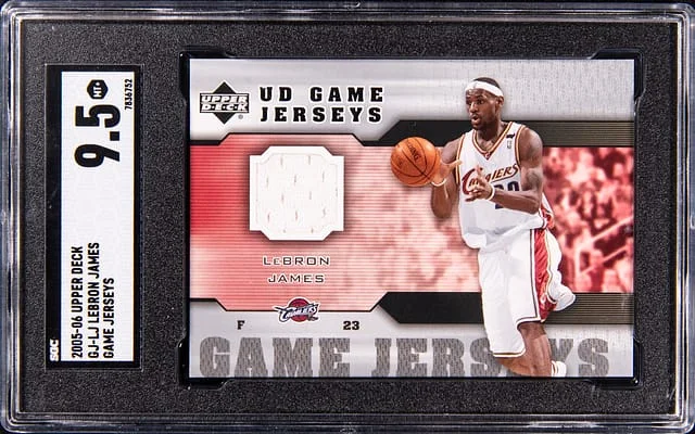 2005-06 Upper Deck LeBron James Game Jerseys #GJ-LJ card image