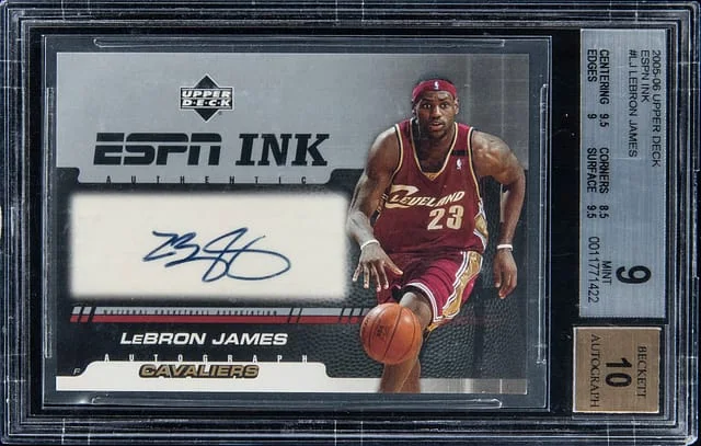 2005-06 Upper Deck LeBron James All-Star Game #LJ card image
