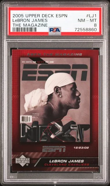 2005-06 Upper Deck LeBron James ESPN The Magazine #MAG-LJ1 card image