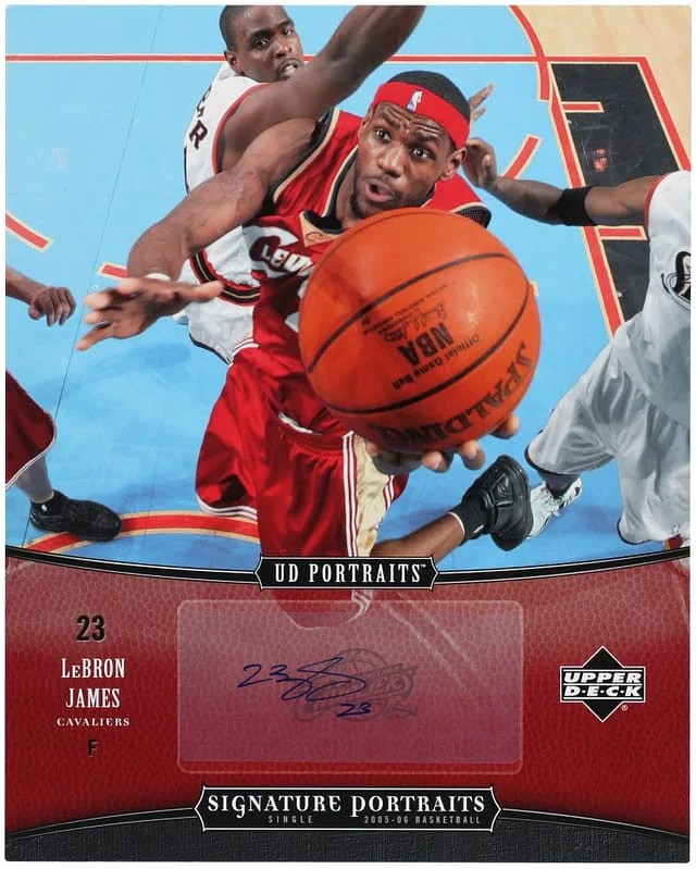 2005-06 Upper Deck LeBron James Portraits #SP-LJ1 card image